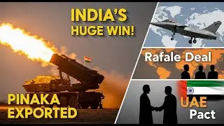 Indian Defense News | INDIA ROARS! Pinaka Export Confirmed, ₹79k Cr Defense Boost & UAE Game-Changer