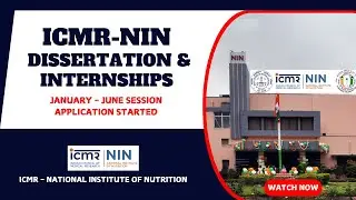 ICMR-NIN DISSERTATION/INTERNSHIP PROGRAM 2025 | INTERNSHIP | DISSERTATION | LIFESCIENCE #malayalam