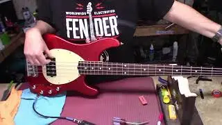 Sterling by Music Man High Fret Fix and Setup EP282