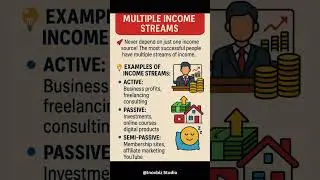 Why You Should Have Multiple Income Streams #income #businesstips