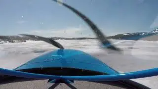 Heading home from char fishing in my just aircraft highlander. spring 2022