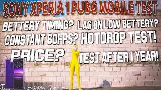 Sony Xperia 1 PUBG Mobile Test 2025 | Lag? FPS? Bettery? Price?