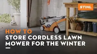 How to store a cordless lawn mower for winter | STIHL Tutorial