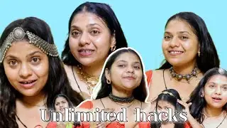 Amazing hack for girls ❤️ Multiple use of jewellery With ₹ 0 Cost || nilanjana Heart 37 || #tranding