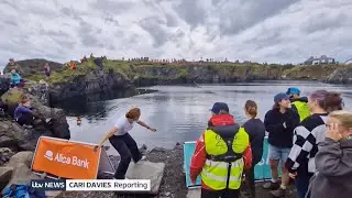 Cheating scandal rocks world stone skimming championships (Global) 15/Sep/2025