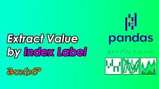 Extracting Values by Index Label | Pandas Tutorials | Data Science | WonkyCode | Telugu