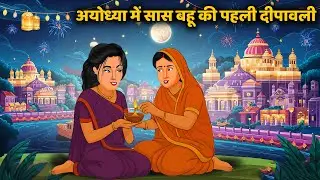 अयोध्या में सास बहू की पहली दीपावली | Saas Bahu Ki Kahaniya | Hindi Kahani | Hindi Cartoon