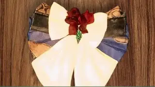 How to make hairstyle with hair accessories ||How to make satin bow  clip || hair clip cutting 