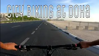 OLD AIRPORT ROAD DOHA QATAR | BIKING AROUND DOHA