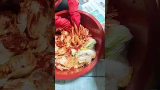 Kimjang(김장)kimchi season##kimchi #foryou #ytshorts #winter #korea #kimjang