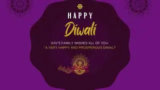 Shubh Deepawali- Best Wishes from Xav's Family