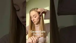 Cocoon curls Tutorial and Result❤️ #heatlesscurls #curls #hairtutorial