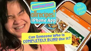 AllRecipes App for iPhone - Is It Accessible For a Blind Cook?  Well, Maybe...