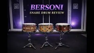 Барабаны Bersoni Custom Drums | 3 эксклюзивных малых барабана, одно видео
