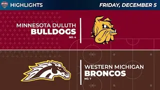 12/5/25 - Minnesota Duluth at Western Michigan Highlights