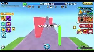 speed running in Roblox obby but your a skateboard