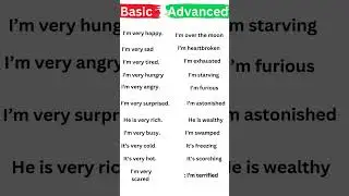 Basic vs Advanced English Phrases | Speak Like a Native! 🚀 | English With Umme