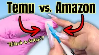 Nail Art Pens! Which Is Better? Temu vs. Amazon