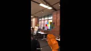 WordInvaders ARKit Demo --- Invaders chasing you.