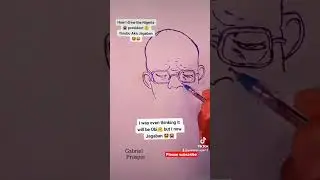 How I drew ✍️ our new president Tinubu Aka Jagaban 🤣 #art #pendrawing #goviral #pencilsketch