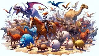 Early Concept of Rideable Mounts