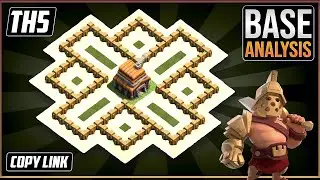 УЛЬТИМНАЯ ГИБРИДНАЯ/ТРОФЕЙНАЯ БАЗЫ TH5 2023! Дизайн трофейной базы COC Town Hall 5 (TH5) - Clash ...