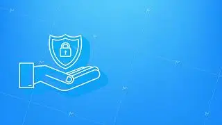 Shadow shield, a symbol of protection and reliability with hands. motion graphic