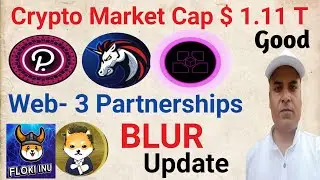 Polkadot, bloktopia, Floki inu, ELON, BLUR, 1 INCH Latest Update || Btc || Earn With Rohitash