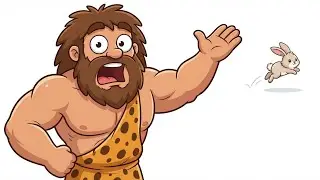&ldquo;Hungry Caveman vs Fast Rabbit 🐰 | Funny Cartoon Story for Kids