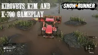 SnowRunner Phase 8 New Update/DLC Gameplay Missing Supplies Kirovets K-700 And K7M Hauling Trailers