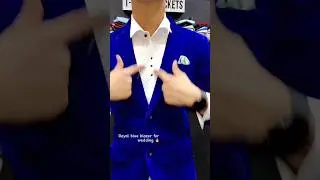 Royal Blue Blazer for Wedding 🔥🔥 #shorts #virlshort #mumbai
