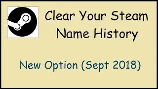How to remove steam aliases history (New Option Sept 2018)