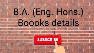 tmbu english honours part 1 book I tmbu part 1 english honours syllabus  #tmbuuniversity