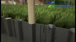 The construction animation of pvc/vinyl sheet pile