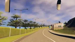 CITIES: SKYLINES  First person camera on a new bus line.