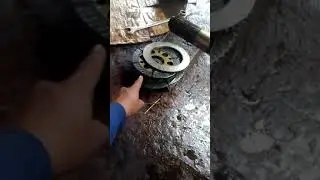 Trocando disco do freio da retro escavadeira case 580m