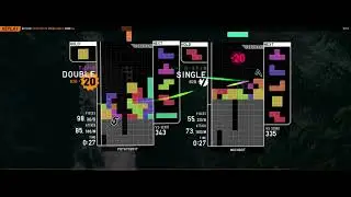 1.28 attack per piece with a 54 spike, least rng downstack [tetr.io]