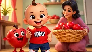 Apple Banana Orange Fruits Rhyme for Kids | Fruit Songs | English Nursery Rhymes with Actions