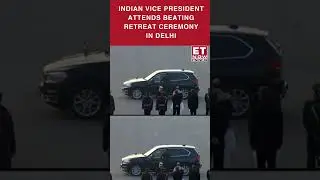 Indian VP CP Radhakrishnan Reaches Delhi to Attend Beating Retreat Ceremony | ET Now #shorts