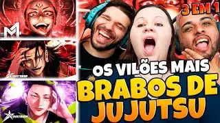 3 EM 1 DEFINITIVO DOS VILÕES DO JUJUTSU | M4RKIM Sukuna Rei Das Maldições + NOVATROOP Kenjaku + Geto