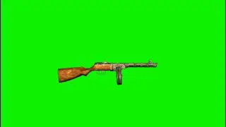 Green Screen submachine gun PPSh-41 magazine 71 1