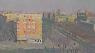 Bild des Monats April: Cuno Amiet, &laquo;H&auml;userblock in Paris. Porte de Ch&acirc;tillon, Boulevard Brune&raquo;, 1936
