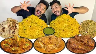SPICY MUTTON RARA, CHICKEN CHANGEZI, BUTTER CHICKEN, SINGAPORE RICE, CHILLI PARATHA MUKBANG😍🔥