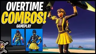 YELLOW Cameo vs Chic  Overtime Challenge Combos in Fortnite!