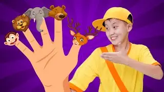 Finger Family Animals Songs - Nursery Rhymes & Kids Songs | Hahatoons Songs