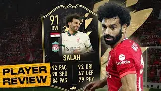 ЕГИПЕТСКИЙ КОРОЛЬ! 👑 ОБЗОР ИГРОКА TOTW САЛАХА 91!! 🤩 - FIFA 22 ULTIMATE TEAM