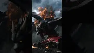 Dragon vs. Dragon: The Most Violent Fight #dragon #fighting #cartoon