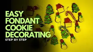 Easy Christmas Fondant Cookie Decorating | Quick & Simple Holiday Designs