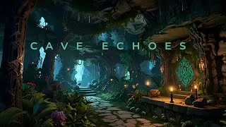 CAVE ECHOES - Fantasy Ambient Music | Sleep ASMR Music