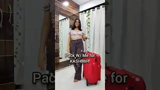 Pack With Me | Kashmir | Things to Carry | Winter Packing Tips | What Should I Pack for Kashmir? 🎒